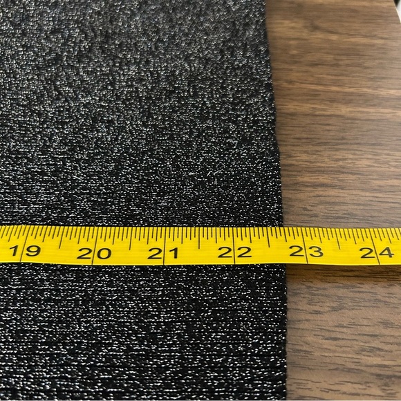 Ellie Tahari Black and Silver Ribbed Turtleneck Sweater S - Picture 10 of 11